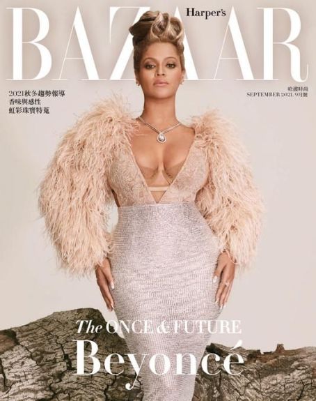 Beyoncé - Harper's Bazaar Magazine Cover [Taiwan] (September 2021)