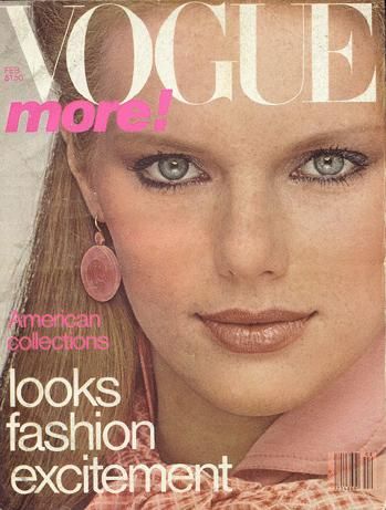 Patti Hansen, Vogue Magazine February 1978 Cover Photo - United States