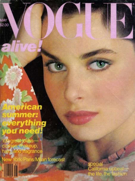 Nastassja Kinski, Vogue Magazine May 1980 Cover Photo - United States