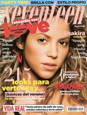Shakira Mebarak - Seventeen Magazine [Argentina] (November 2006)