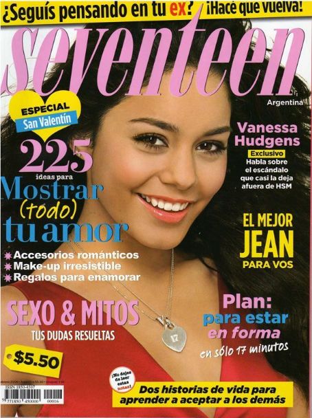 Vanessa Hudgens, Seventeen Magazine 22 October 2008 Cover Photo - Argentina