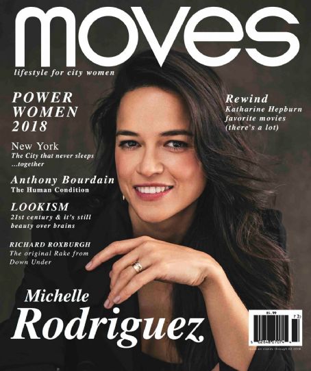 Michelle Rodriguez - Moves Magazine Cover [United States] (December 2018)