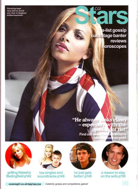 Christina Milian Cosmo Girl Magazine September 04 Famousfix Com Post