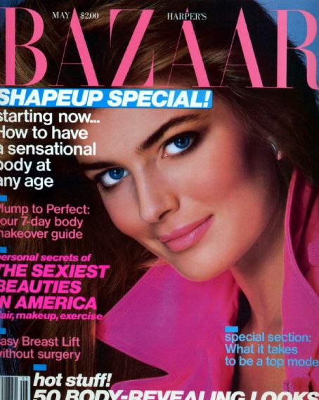 Paulina Porizkova, Harper's Bazaar Magazine May 1985 Cover Photo ...
