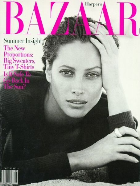 Christy Turlington, Peter Lindbergh, Harper's Bazaar Magazine May 1993 ...