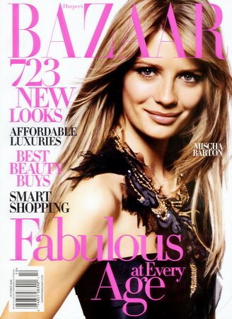 Mischa Barton, Harper's Bazaar Magazine October 2006 Cover Photo ...