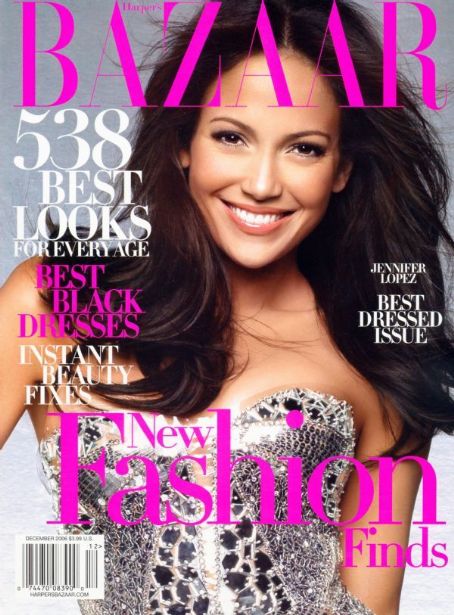 Jennifer Lopez, Harper's Bazaar Magazine December 2006 Cover Photo