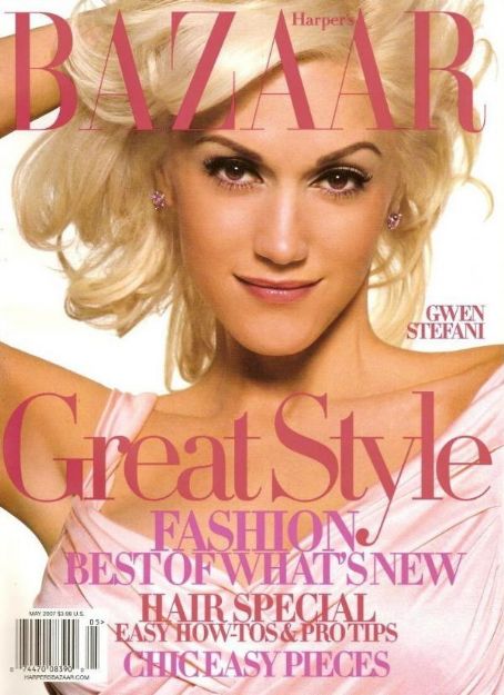 Gwen Stefani, Harper's Bazaar Magazine May 2007 Cover Photo - United States