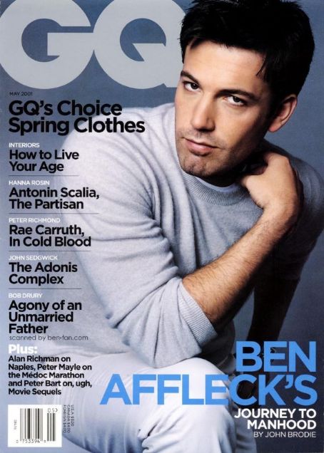 Ben Affleck, Gq Magazine May 2001 Cover Photo - United States