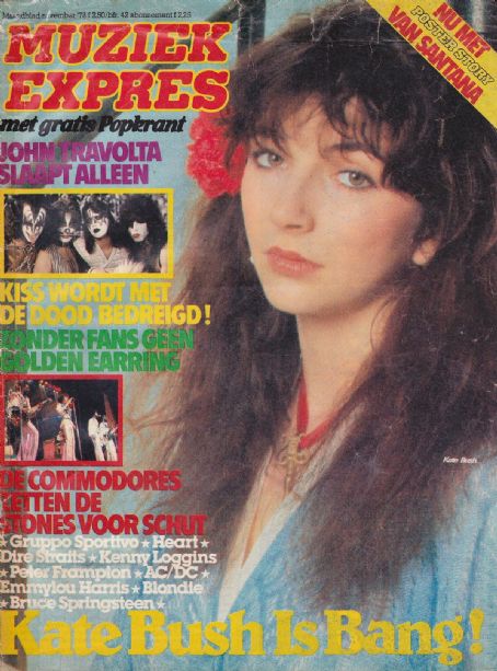 Kate Bush - Muziek Expres Magazine Cover [Netherlands] (November 1978)