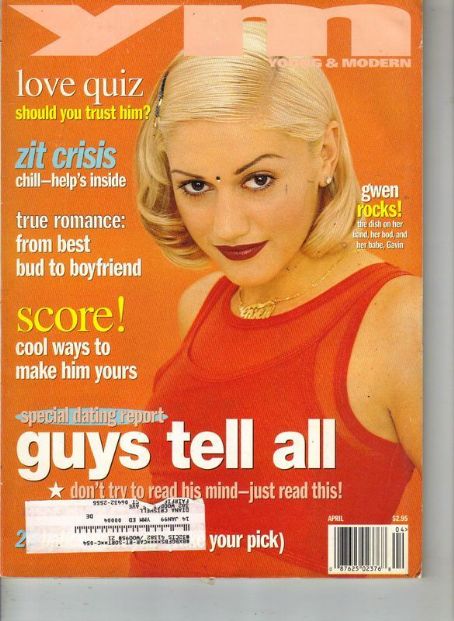 Gwen Stefani, YM Magazine 01 April 1997 Cover Photo - United States