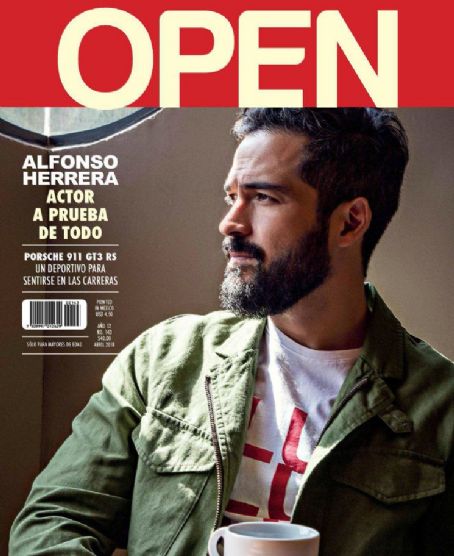 Alfonso Herrera Open Magazine April 2018 Cover Photo Mexico