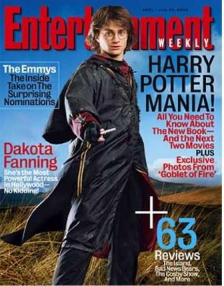 Harry Potter and the Goblet of Fire Magazine Cover Photos - List of ...