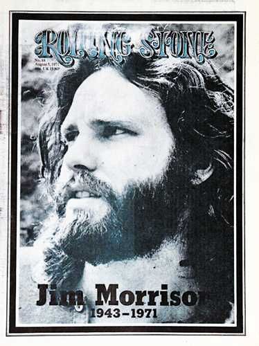 Jim Morrison, Rolling Stone Magazine 05 August 1971 Cover Photo ...