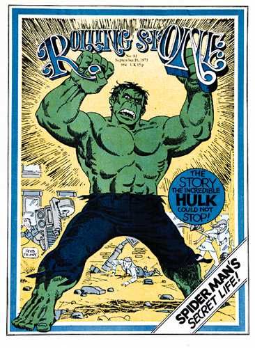 Bruce Banner, Rolling Stone Magazine 16 September 1971 Cover Photo ...