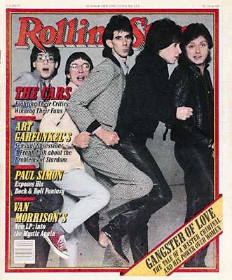 The Cars, Rolling Stone Magazine 30 October 1980 Cover Photo - United ...