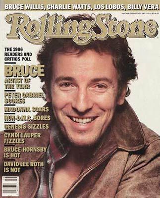 Bruce Springsteen, Rolling Stone Magazine 26 February 1987 Cover Photo ...