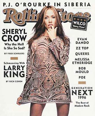 Sheryl Crow, Rolling Stone Magazine 14 November 1996 Cover Photo