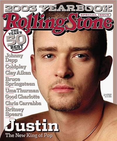 Justin Timberlake - Rolling Stone Magazine United States (25 December 2003)...