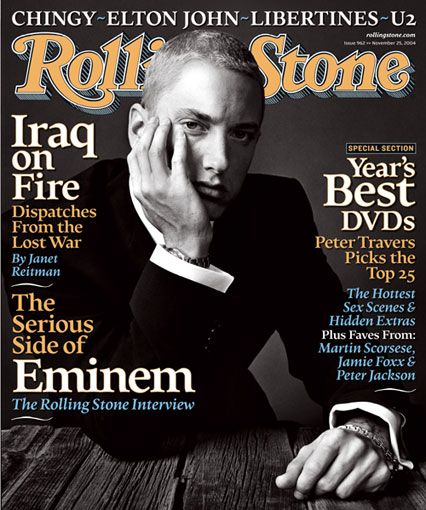 Eminem, Rolling Stone Magazine 25 November 2004 Cover Photo - United States