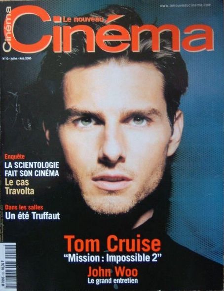 Tom Cruise, Cinema Magazine July 2000 Cover Photo - France