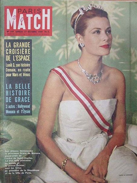 Grace Kelly, Paris Match Magazine 17 October 1959 Cover Photo - France