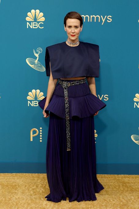 Sarah Paulson wears Louis Vuitton - The 74th Primetime Emmy Awards on September 12, 2022