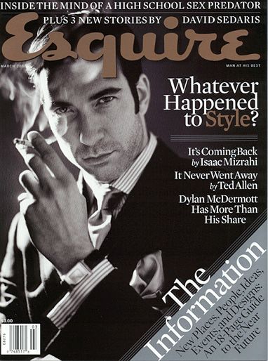 Dylan McDermott, Esquire Magazine March 2000 Cover Photo - United States