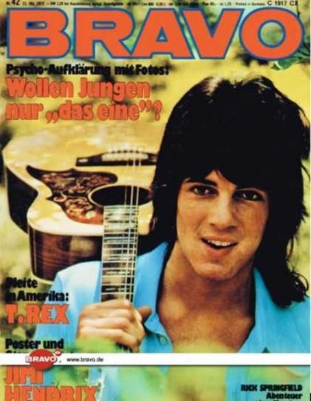 Rick Springfield - Bravo Magazine [Germany] (20 October 1973)