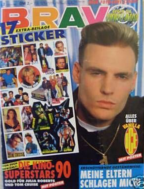 Vanilla Ice, Bravo Magazine 03 January 1990 Cover Photo - Germany