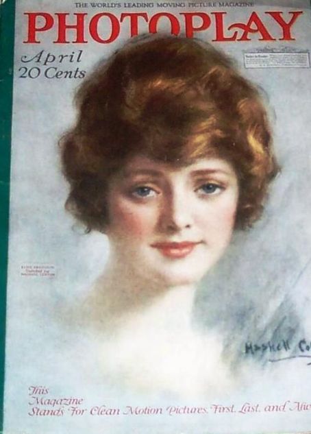 Elsie Ferguson, W. Haskell Coffin, Photoplay Magazine April 1918 Cover ...