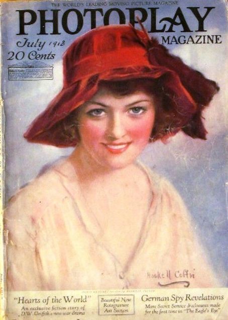 Doris Kenyon, W. Haskell Coffin, Photoplay Magazine July 1918 Cover ...