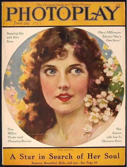 May McAvoy, Photoplay Magazine June 1923 Cover Photo - United States