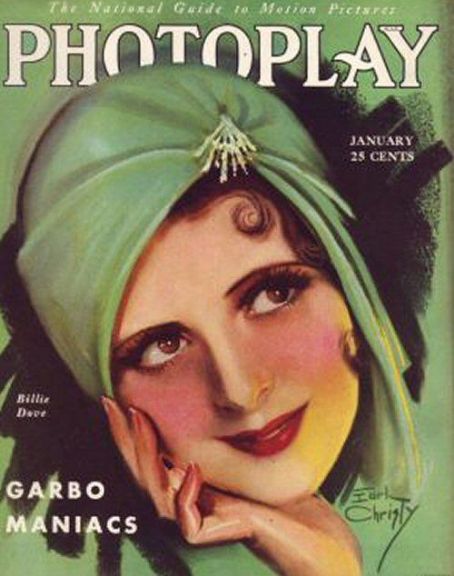 Billie Dove, Photoplay Magazine January 1930 Cover Photo - United States