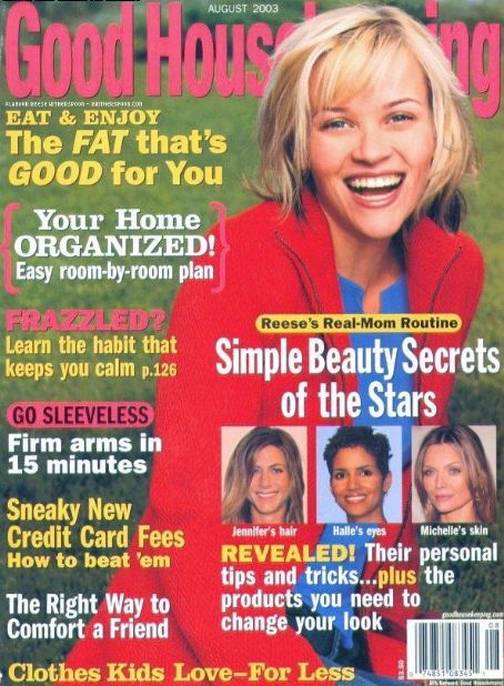 Reese Witherspoon, Good Housekeeping Magazine August 2003 Cover Photo