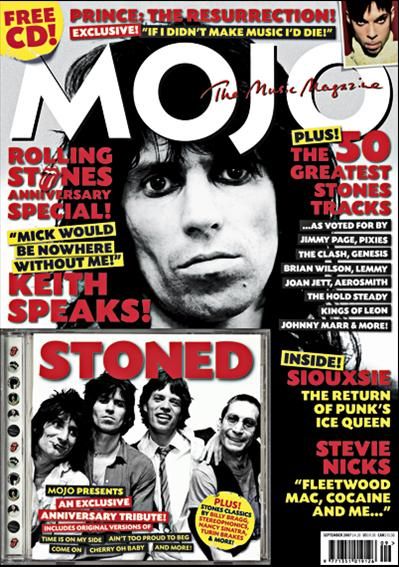 Keith Richards, Mojo Magazine September 2007 Cover Photo - United Kingdom