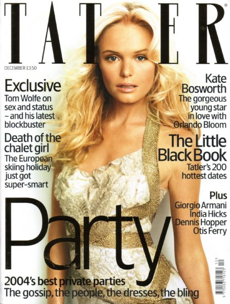 Kate Bosworth, Tatler Magazine December 2004 Cover Photo - United States
