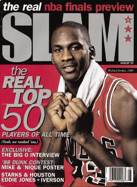 Michael Jordan, SLAM Magazine August 1997 Cover Photo - United States