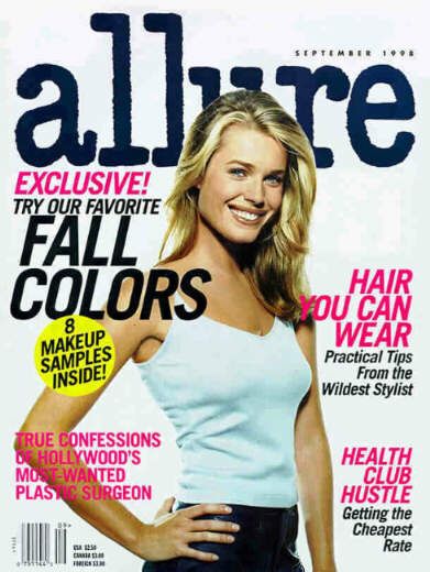 Rebecca Romijn, Walter Chin, Allure Magazine September 1998 Cover Photo ...