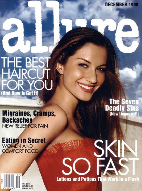 Gisele Bündchen, Mario Testino, Allure Magazine December 1998 Cover ...