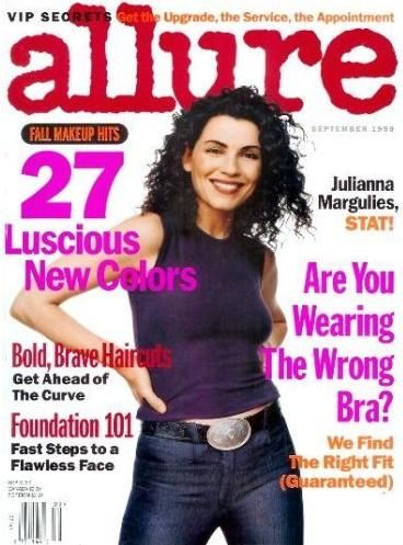 Julianna Margulies, Allure Magazine September 1999 Cover Photo - United