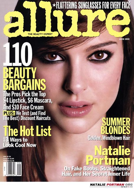 Natalie Portman, Michael Thompson, Allure Magazine June 2002 Cover ...