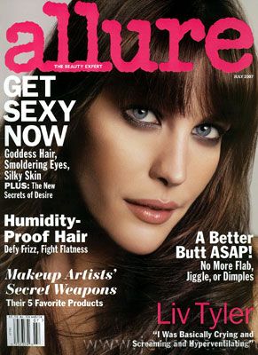 Liv Tyler, Michael Thompson, Allure Magazine July 2007 Cover Photo 