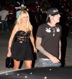 Kimberly Stewart and Tommy Lee