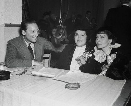 Claudette Colbert, Louella Parsons and Warren Williams | Claudette ...