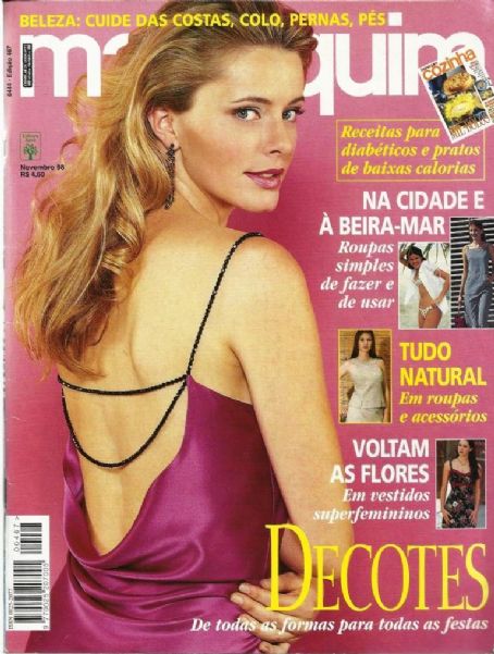 Larissa Burnier, Manequim Magazine November 1998 Cover Photo - Brazil