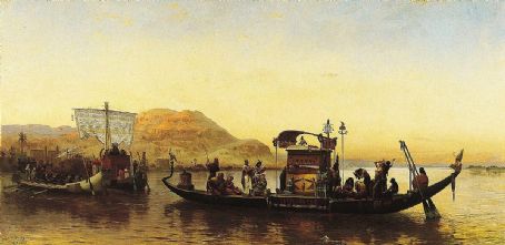 Funeral of a Mummy on the Nile