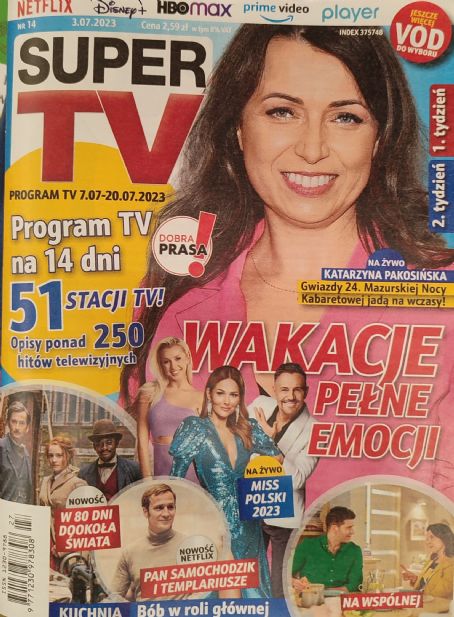 Katarzyna Pakosinska Super Tv Magazine 07 July 2023 Cover Photo Poland