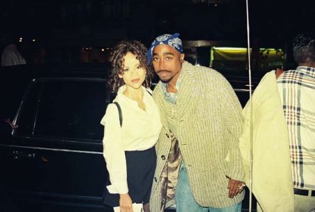 Tupac Shakur and Rosie Perez