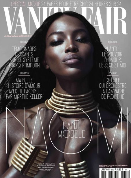 Naomi Campbell Vanity Fair Magazine March 2018 Cover Photo France